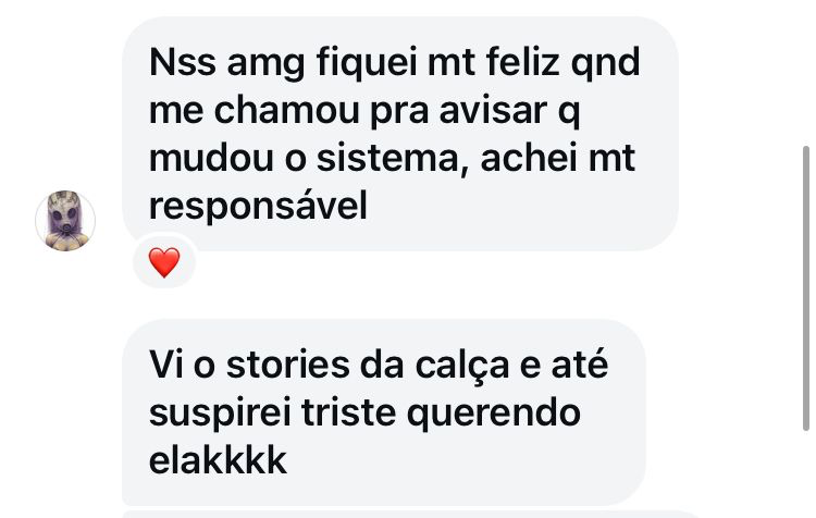 Mensagem real de cliente 5