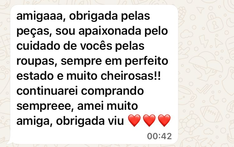 Mensagem real de cliente 10